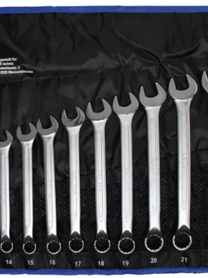 Zlevněný BGS Klíče očkoploché vyhnuté,8 - 27mm,17dílů,v tašce