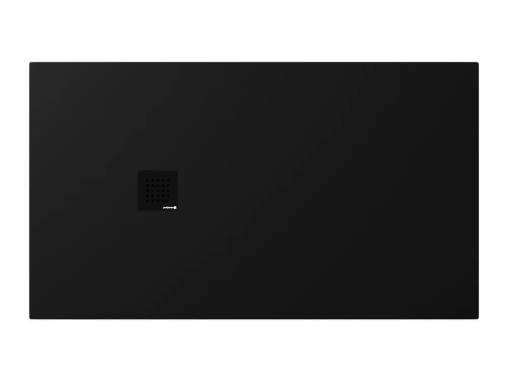 Zlevněný Polysan TRENECA vanička z litého mramoru s možností úpravy rozměru, 140x80cm, černá mat 84304.21