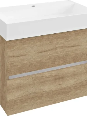 Akce Sapho ODETTA umyvadlová skříňka 67x50x43, 5cm, dub alabama DT070-2222