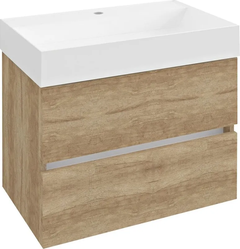 Akce Sapho ODETTA umyvadlová skříňka 67x50x43, 5cm, dub alabama DT070-2222