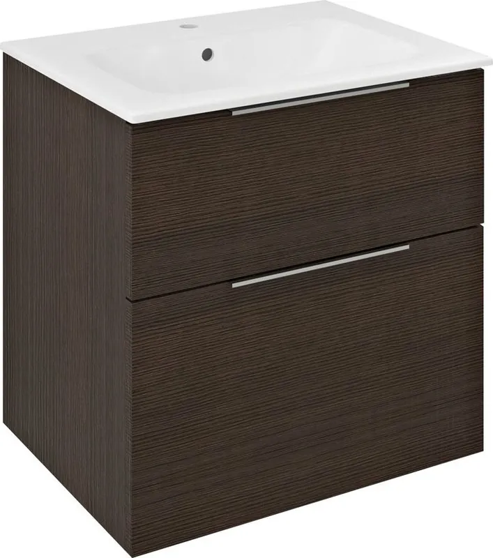 Značkový Sapho CIRASA umyvadlová skříňka 59, 2x64x46cm, borovice rustik CR601-1616