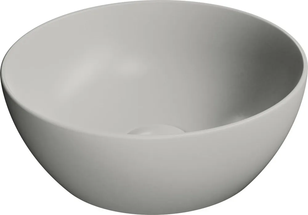 Akce GSI PURA keramické umyvadlo na desku, průměr 32cm, cenere mat 885417