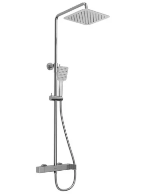 Sapho CUBEMIX sprchový sloup s pákovou baterií, chrom CM139 Omezená Nabídka