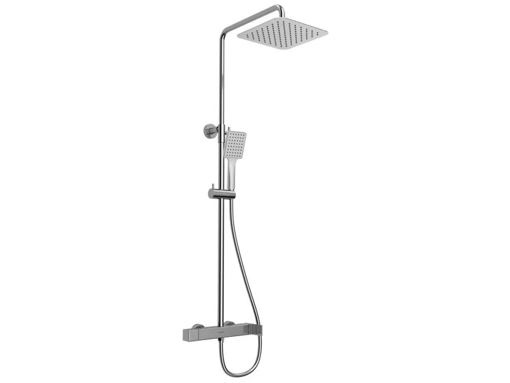 Sapho CUBEMIX sprchový sloup s pákovou baterií, chrom CM139 Omezená Nabídka