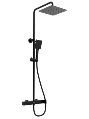 Aktuální Sapho CUBEMIX sprchový sloup s pákovou baterií, černá mat CM139B