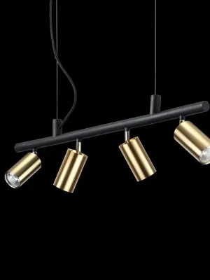 Zlevněný DYNAMITE SP4 OTTONE SATINATO - IDEALLUX