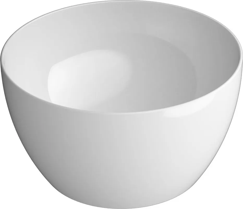 Značkový GSI PURA keramické umyvadlo na desku, průměr 42cm, bílá ExtraGlaze 885211