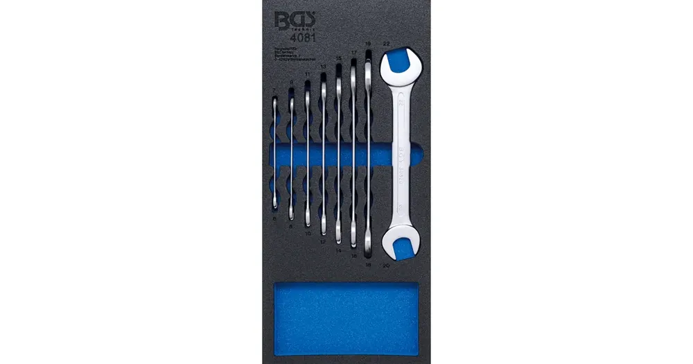 Akce BGS Modul - klíče ploché 6-22 mm, 8 dílů