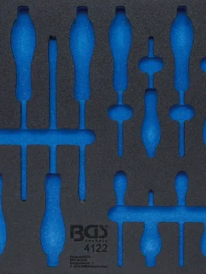 Akční Cena BGS Vložka do dílenského vozíku 1/3, prázdná, pro BGS 4122