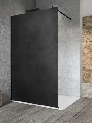 Akce Gelco VARIO BLACK jednodílná sprchová zástěna k instalaci ke stěně, deska HPL Kara, 800 mm GX2680GX1014