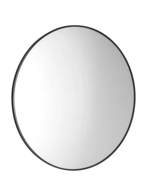 Akční Cena Sapho AROWANA kulaté zrcadlo v rámu ø 60cm, černá mat AWB060