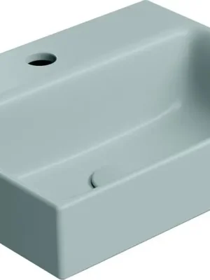 Značkový GSI NUBES keramické umývátko 40x32cm, ghiaccio mat 9684115