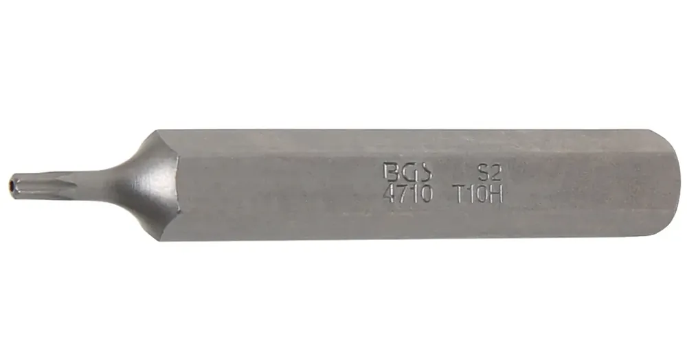 Zlevněný BGS Bit 10 mm T-profil T 10 x 75 mm, s vrtáním, zatíž. do 5 kg