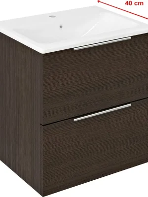 Zlevněný Sapho CIRASA umyvadlová skříňka 48x54x39cm, borovice rustik CR492-1616