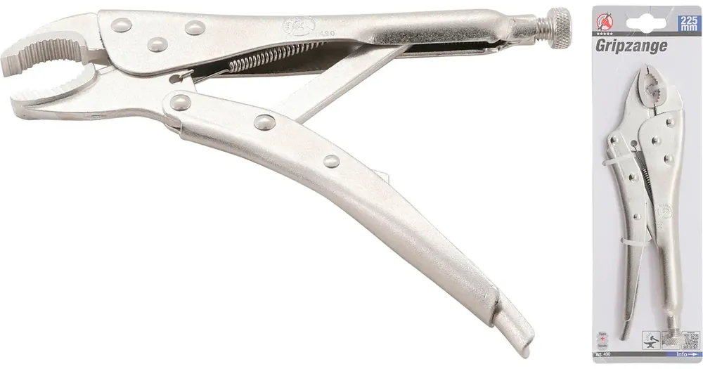 Značkový BGS Kleště grip 250 mm, chromované