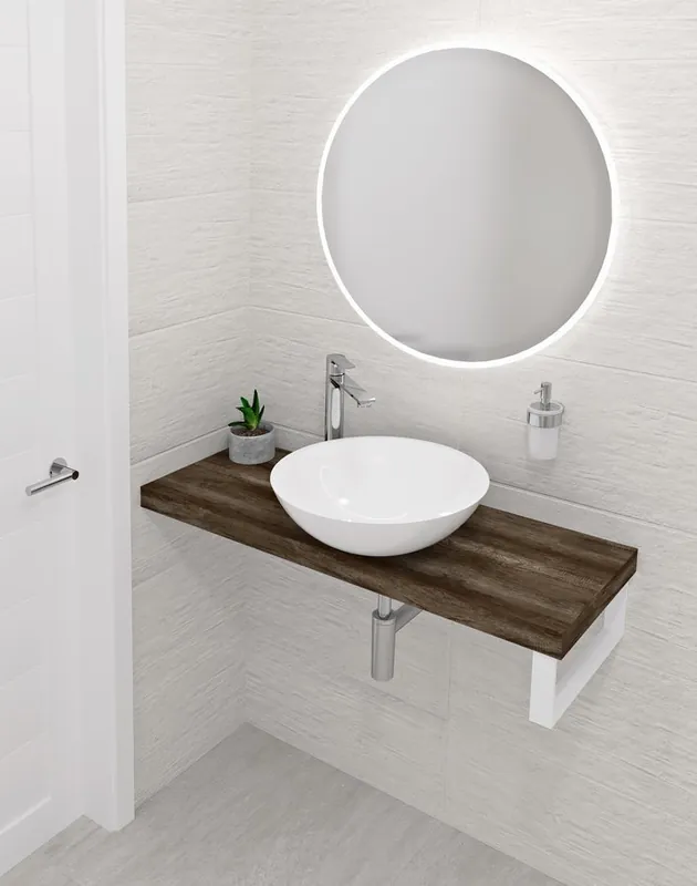 Akce Sapho AVICE deska 210x36cm, dub tmavý AV21611