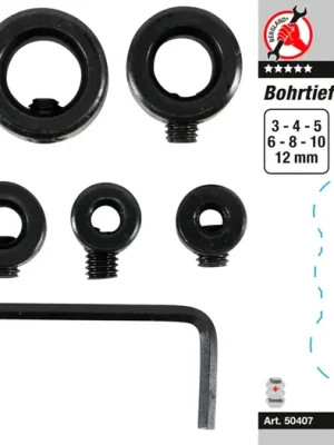 Akční Cena BGS Sada pro omezení hloubky vrtání, 8dílná