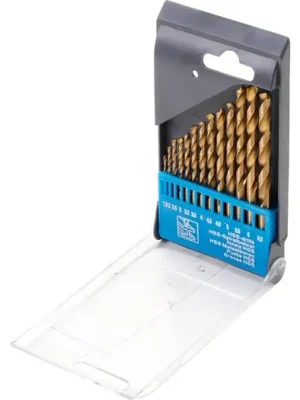 Značkový BGS Vrtáky HSS 1,5-6,5 mm, sada 13 dílů, s titan. povrchem