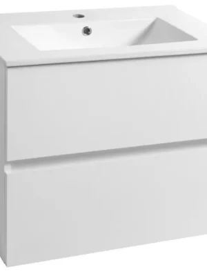 Akce Aqualine PANEDA umyvadlová skříňka 69,5x55x45,2cm, bílá PN270