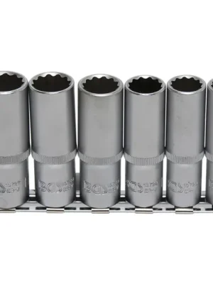 Akce BGS Hlavice nástrčné 3/8" 8-19 mm,12ti hranné,prodloužené, 11 dílů