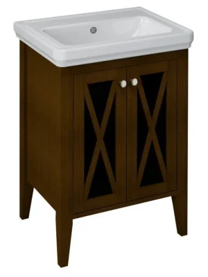 Zlevněný Sapho CROSS umyvadlová skříňka 55x81x43cm, buk CR360