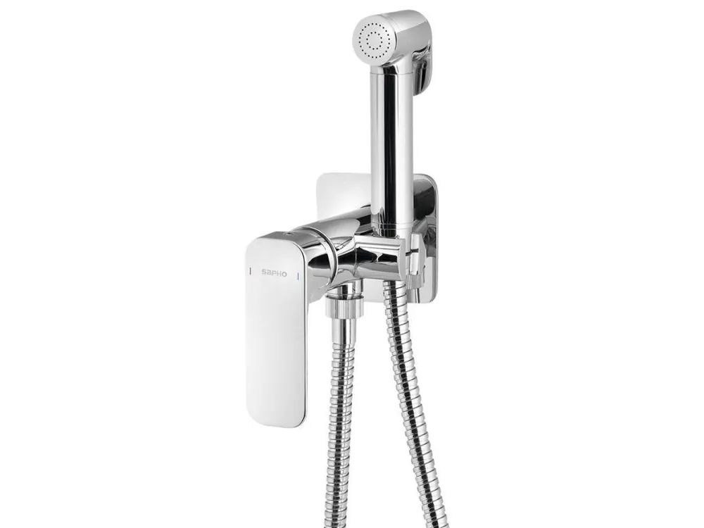 Zlevněný Sapho SPY podomítková bidetová baterie se Stop sprškou, chrom PY13