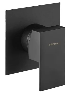 Akce Sapho SPECTRE podomítková sprchová baterie, 1 výstup, černá mat 1102-76B