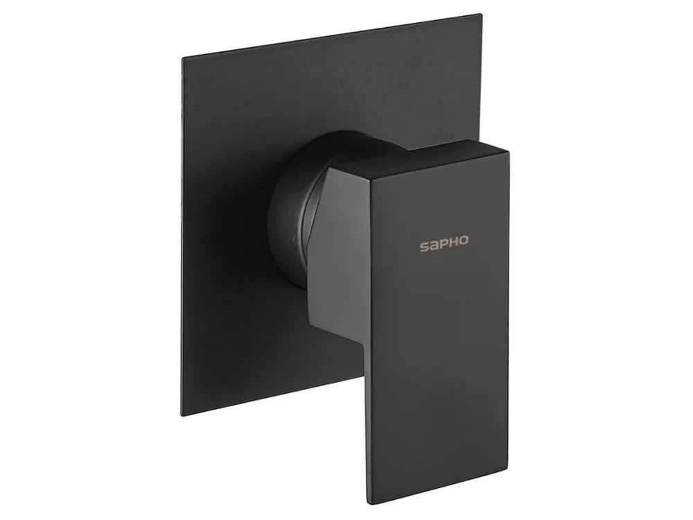 Akce Sapho SPECTRE podomítková sprchová baterie, 1 výstup, černá mat 1102-76B