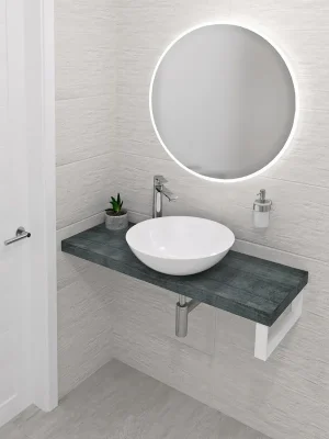 Akce Sapho AVICE deska 130x36cm, aquamarine AV1366