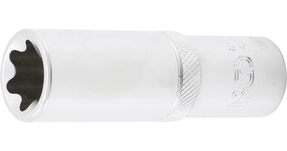 Značkový BGS Hlavice nástrčná 1/2" E-profil E 20 x 80 mm