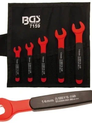 Zlevněný BGS Klíče ploché jednostranné VDE, sada 5 dílů