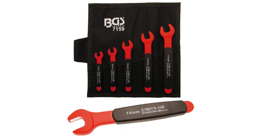 Zlevněný BGS Klíče ploché jednostranné VDE, sada 5 dílů