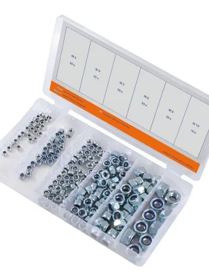 Zlevněný WorkersBest 816-00006 sada matek 195ks pozinkováno M3-M10