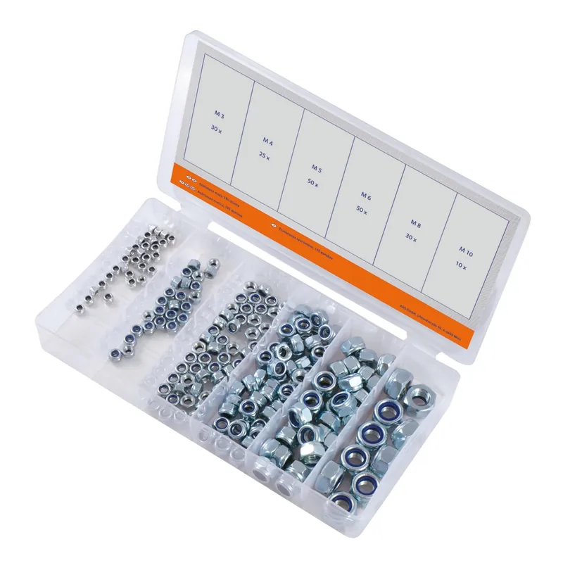 Zlevněný WorkersBest 816-00006 sada matek 195ks pozinkováno M3-M10