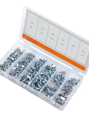 Jen Po Omezenou Doba WorkersBest 816-00005 sada křídlových matek 115ks pozinkováno M4-M10