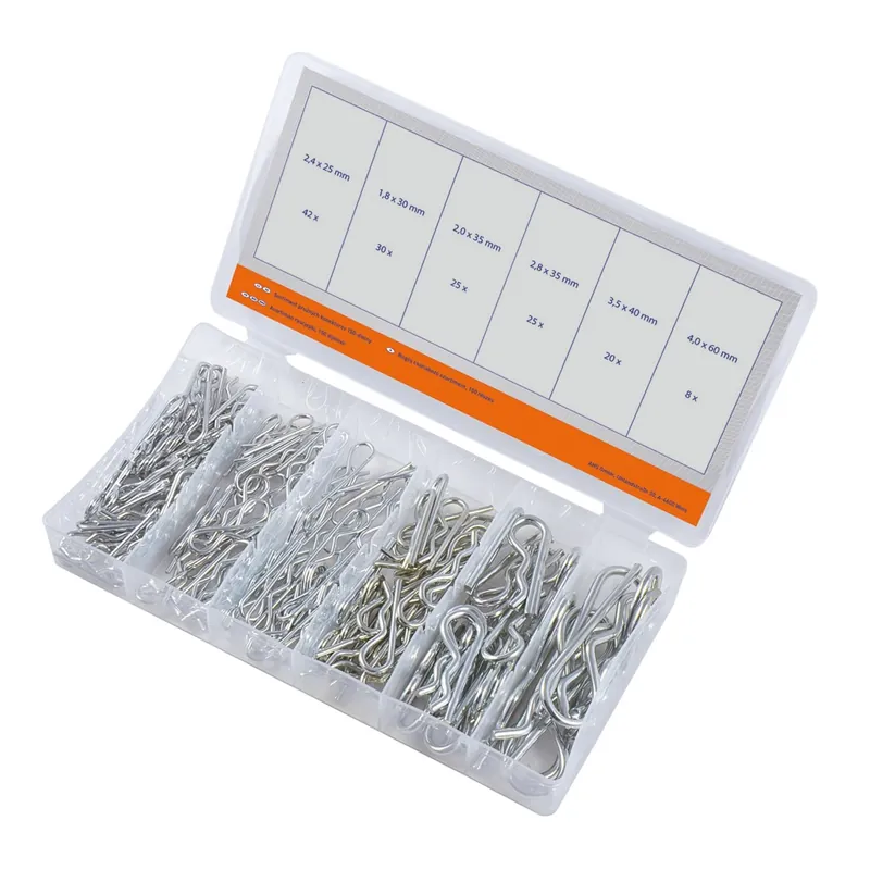 Autentický WorkersBest 899-00485 sada čepů 150ks pozinkováno 2,4-4mm