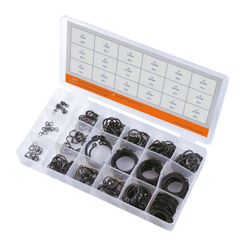 Dokud Zásoby Vydrží WorkersBest 899-00488 sada pojistných kroužků 300ks 3-26 mm