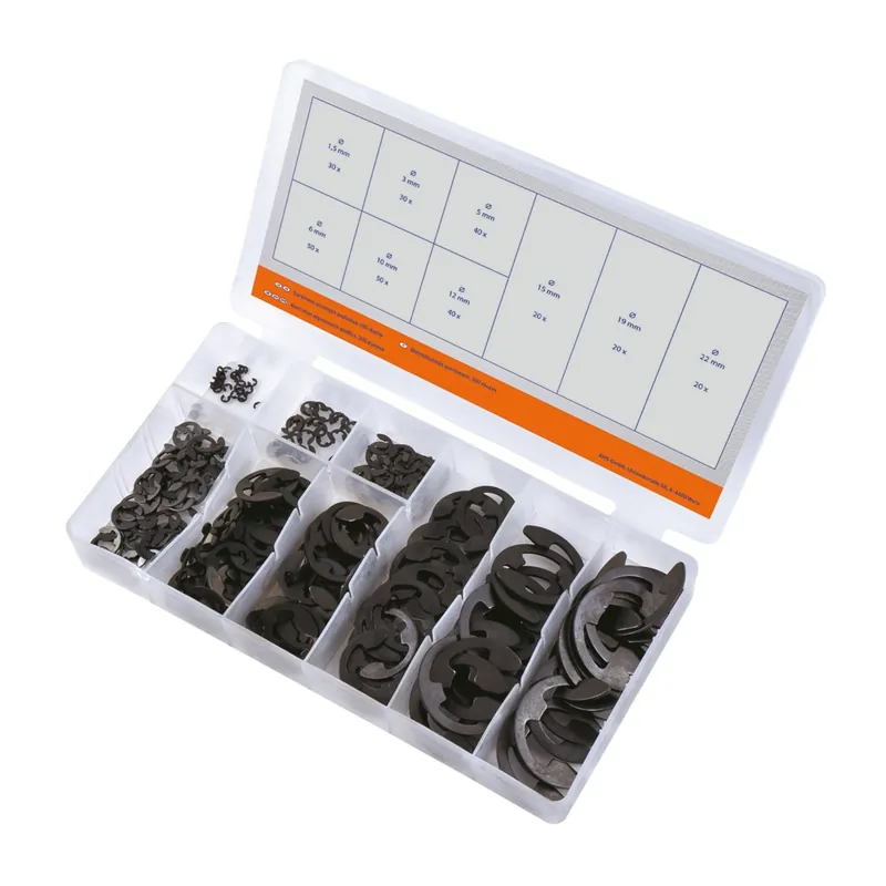 WorkersBest 810-00011 sada pojistných kroužků 300ks 1,5-22 mm Jen Po Omezenou Doba