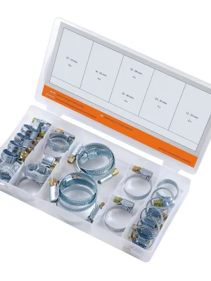 WorkersBest 899-00484 sada svorek na hadici 26ks pozinkováno 16-40 mm Nejlepší Volba