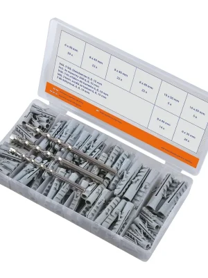 Hit Sezóny WorkersBest 801-00021 sada hmoždinek s izolací 160ks 70x6mm,80x8mm,10x10mm