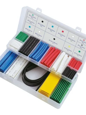 WorkersBest 380-00203 sada smršťovacích hadiček 171ks 2-18mm,-55°C +125°C Super Cena