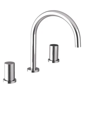 Značkový Sapho ULTRATAP tříprvková stojánková umyvadlová baterie, chrom UT017T