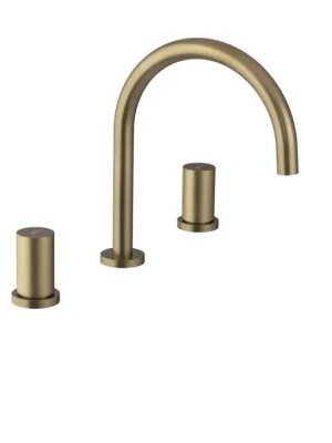 Akce Sapho ULTRATAP tříprvková stojánková umyvadlová baterie, zlato mat UT017TG