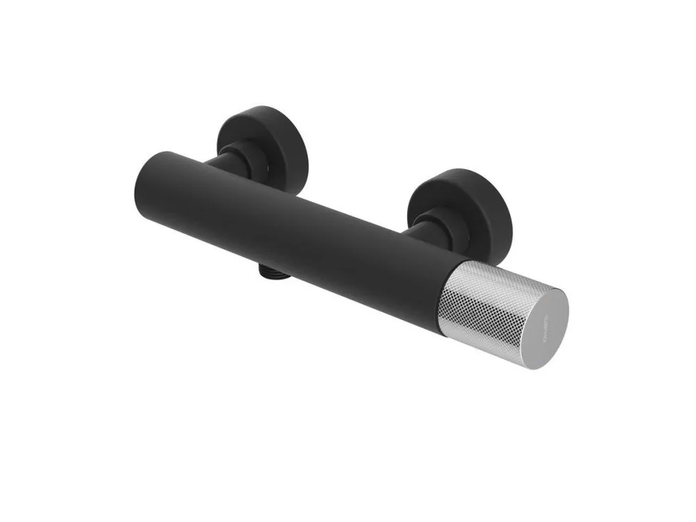 Akce Sapho ULTRATAP nástěnná sprchová baterie, černá mat/chrom UT011TBC