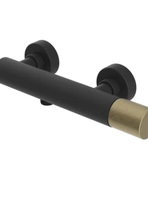 Akce Sapho ULTRATAP nástěnná sprchová baterie, černá mat/zlato mat UT011TBG