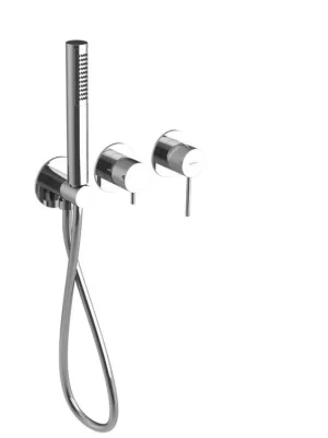 Akce Sapho ULTRASAN podomítková sprchová/vanová baterie s ruční sprchou, 2 výstupy, chrom UT045V