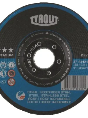 Zlevněný TYROLIT 34046134 brusný kotouč prvotřídní oceli 230x7x22,23mm