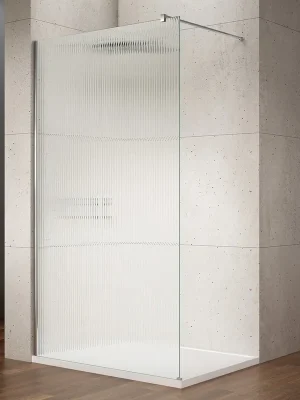 Zlevněný Gelco VARIO CHROME jednodílná sprchová zástěna k instalaci ke stěně, sklo nordic, 1000 mm GX1510-05