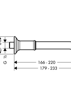 Akční Cena AXOR vanový výtok Montreux kartáčovaný nikl 16541820