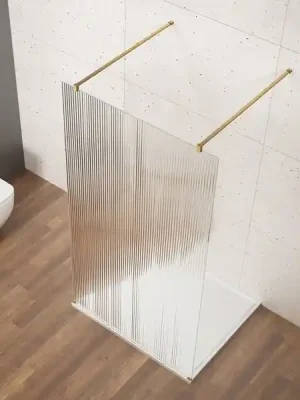 Tovární Cena Gelco Vario Gold Matt Sprchová zástěna Walk-In do prostoru 900mm sklo nordic